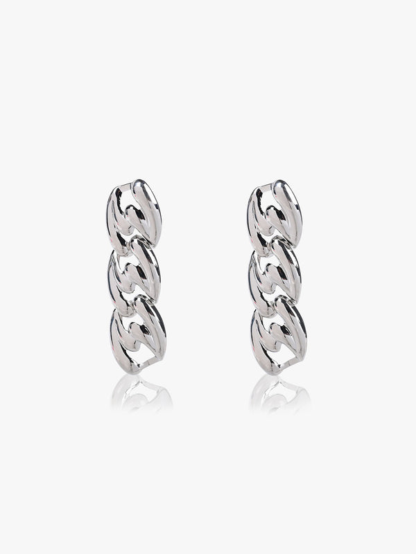 Asymetric Chain Earrings