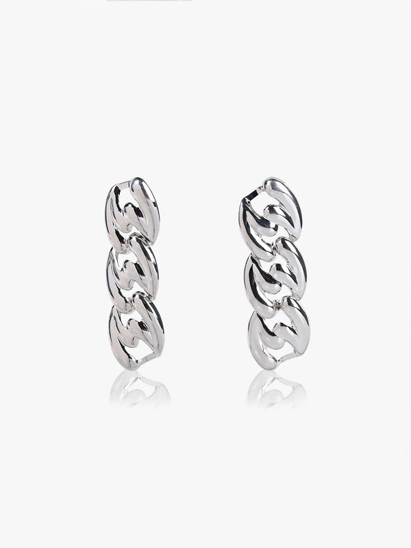Asymetric Chain Earrings