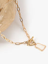 Mop Pendant Chain Necklace