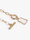Mop Pendant Chain Necklace