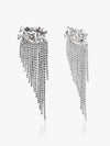 Glam Rhinestone Tassel Earrings