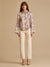 Celeste Beige Printed Shirt