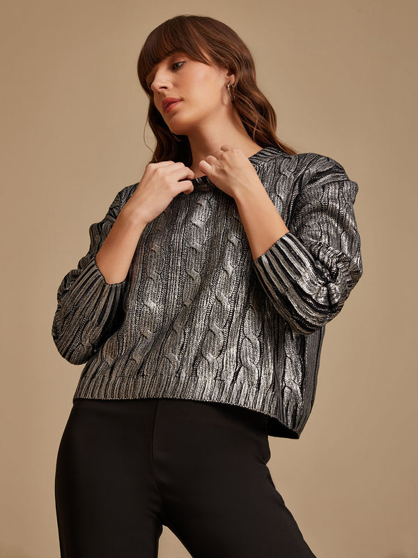 Foiled Sweater