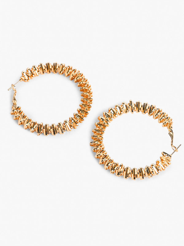 Medium Porcupine Hoop Earrings