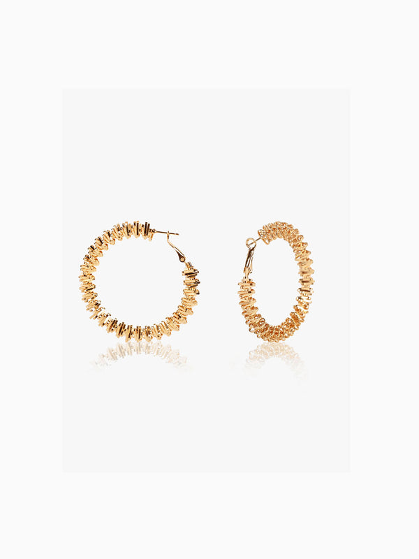 Small Porcupine Hoop Earrings