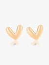 Chique Heart Studd Earrings