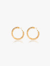 Small Porcupine Hoop Earrings