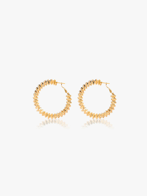 Small Porcupine Hoop Earrings