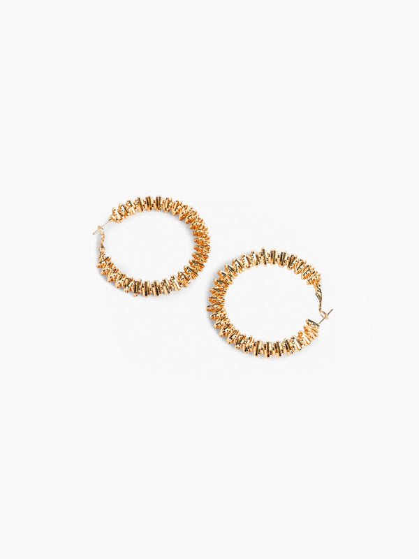 Small Porcupine Hoop Earrings