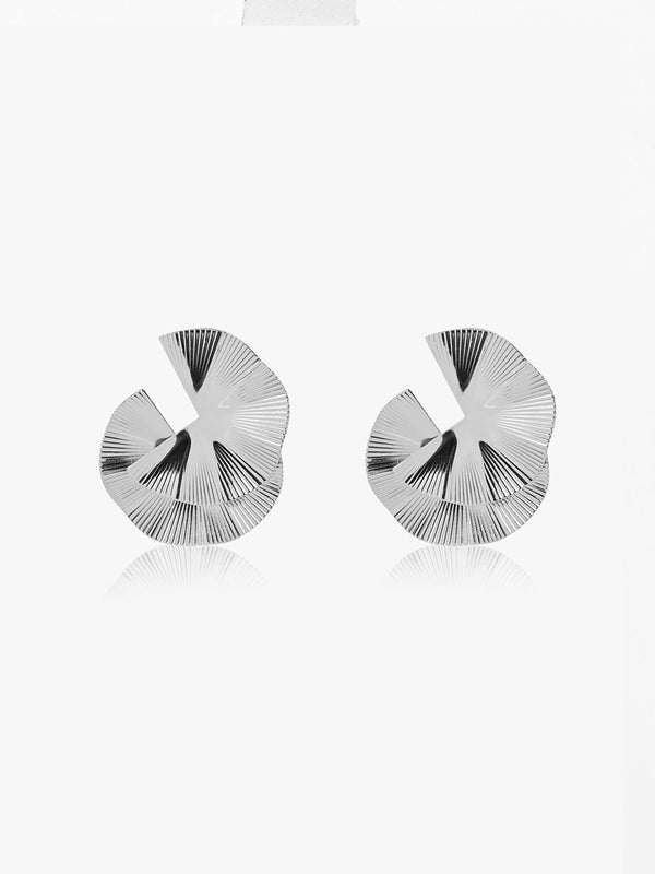 Round Waved Earrings