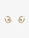 Contemporary Twisted Haert Earrings