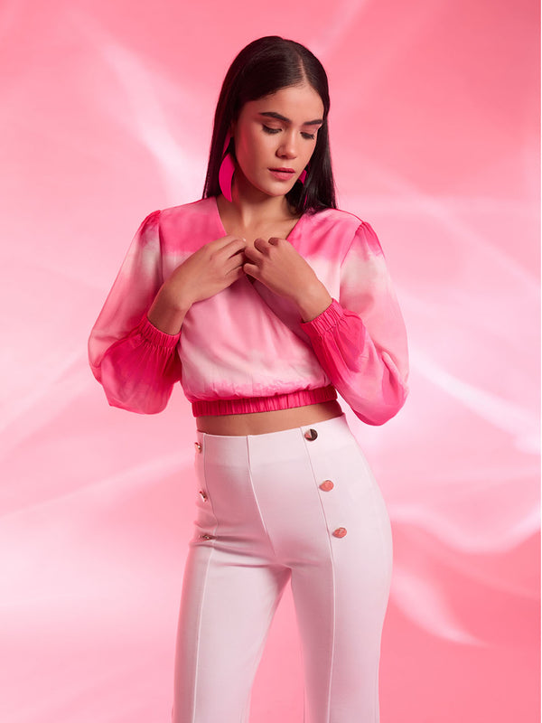 Barbie™ Mattel Ombre Wrap Top