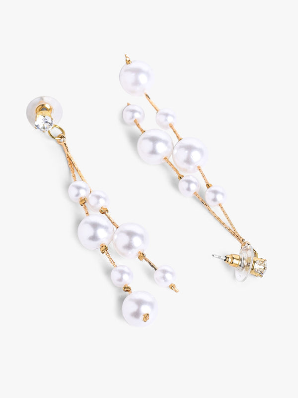 Pearl Tassel Earrings