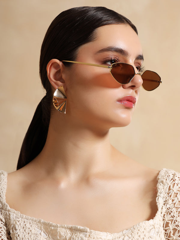 Metallic Muse Cateye Sunglasses