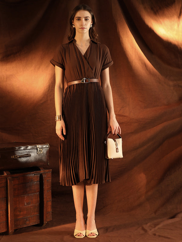 Venessa Midi Dress With Belt