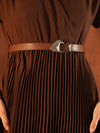 Venessa Midi Dress With Belt