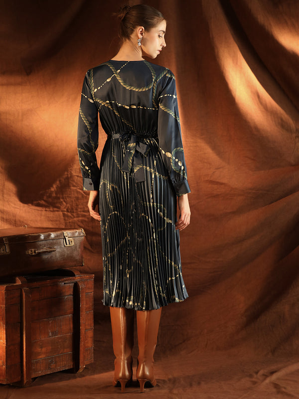 Yana Midi Dress With Belt