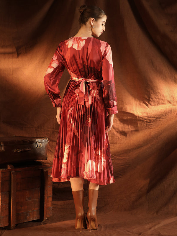 Rosario Midi Dress With Belt