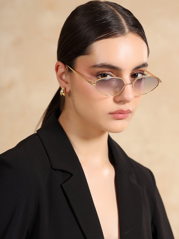 Metallic Muse Cateye Sunglasses