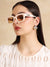 Edgy Elegance Square Sunglasses