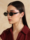 Geometric Glam Metal Sunglasses