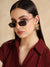 Geometric Metal Frame Sunglasses