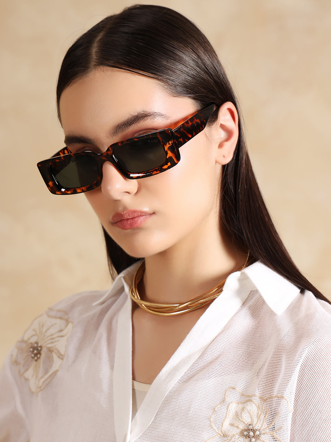 Neo-Classic rectangular Sunglasses