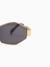 Geometric Glam Metal Sunglasses