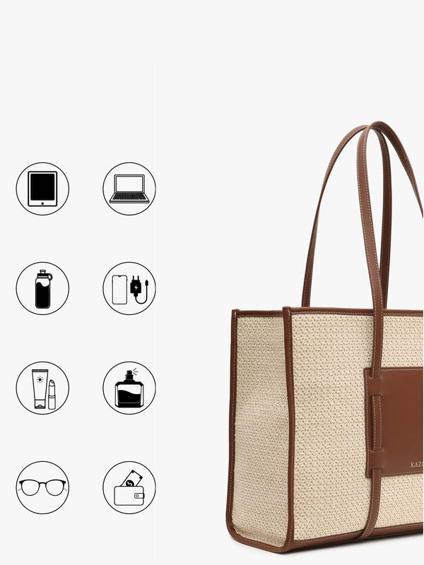 Kazo Raffia Tote Bag
