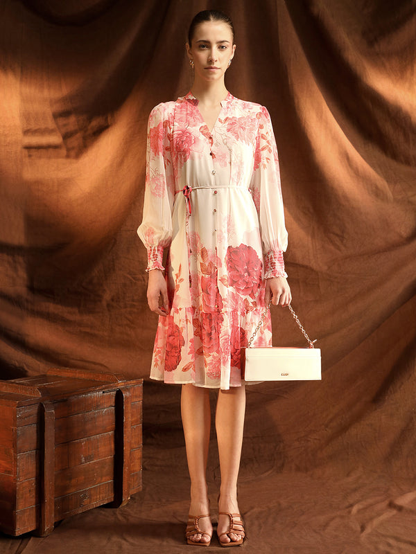 Flavia Midi Dress With Belt