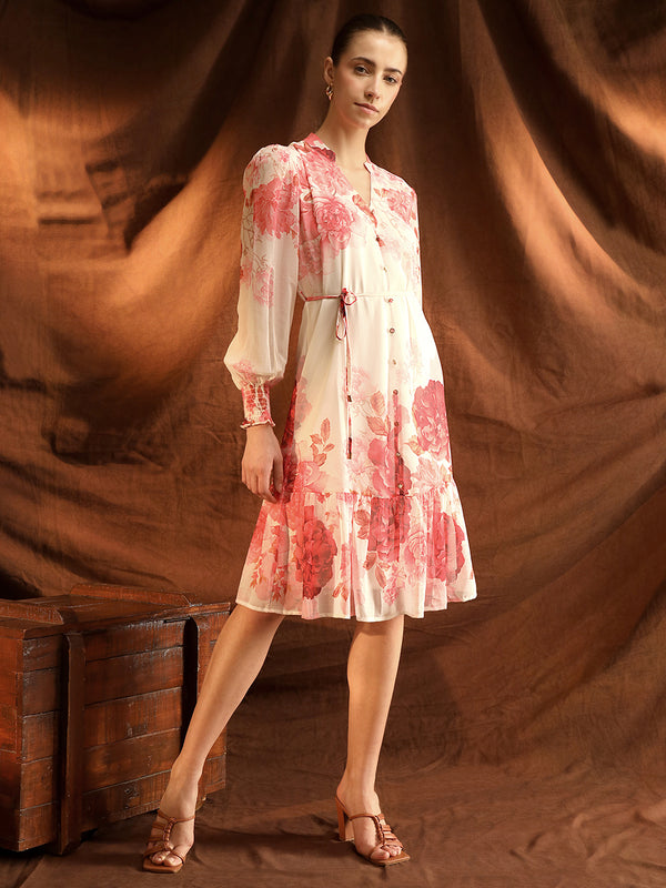 Flavia Midi Dress With Belt