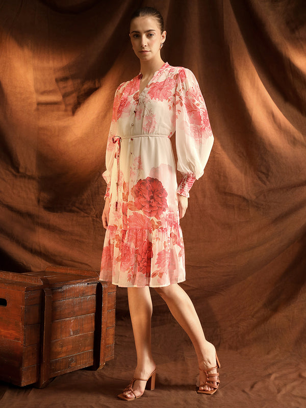 Flavia Midi Dress With Belt