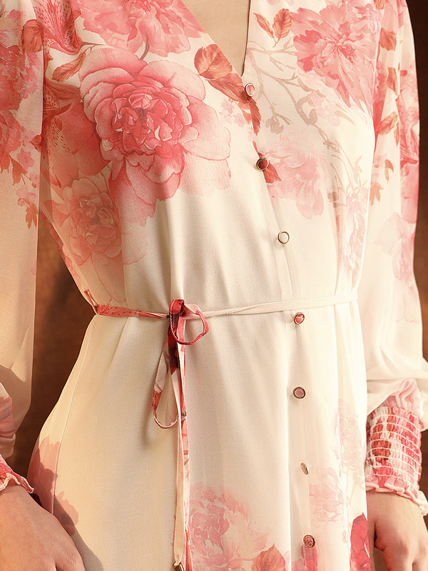 Flavia Midi Dress With Belt