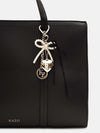 Silver Tie Bag Charm