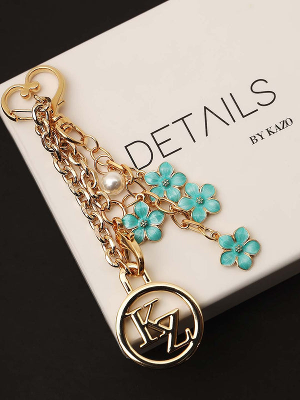 Tropical Turquoise Bag Charm