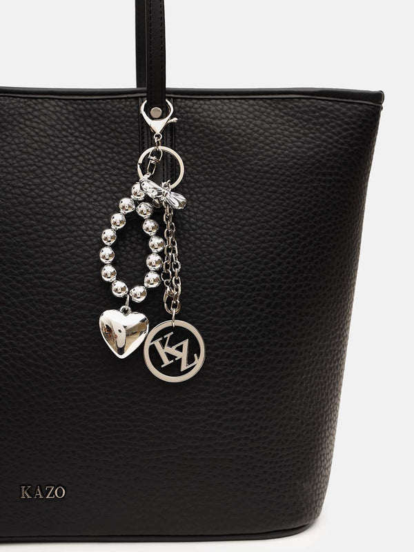 Whispers of Silver Bag Charm