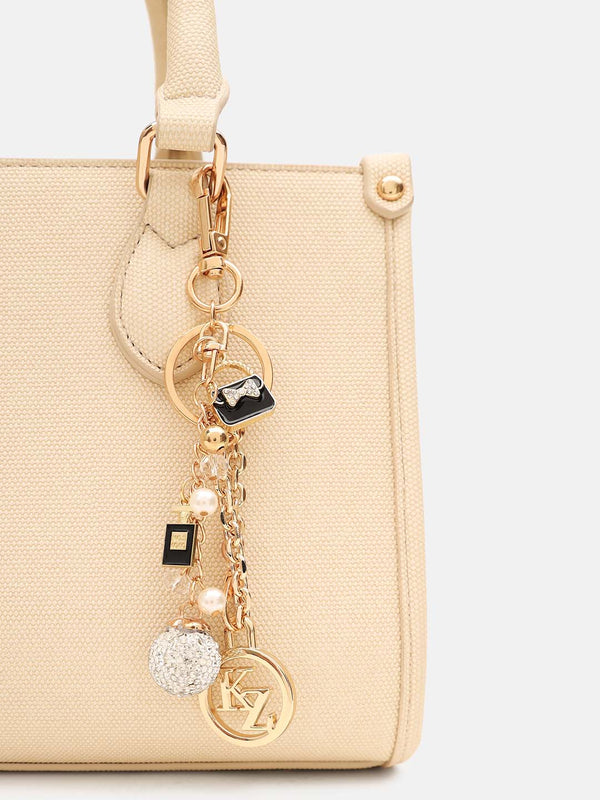 Midnight Monochrome Bag Charm