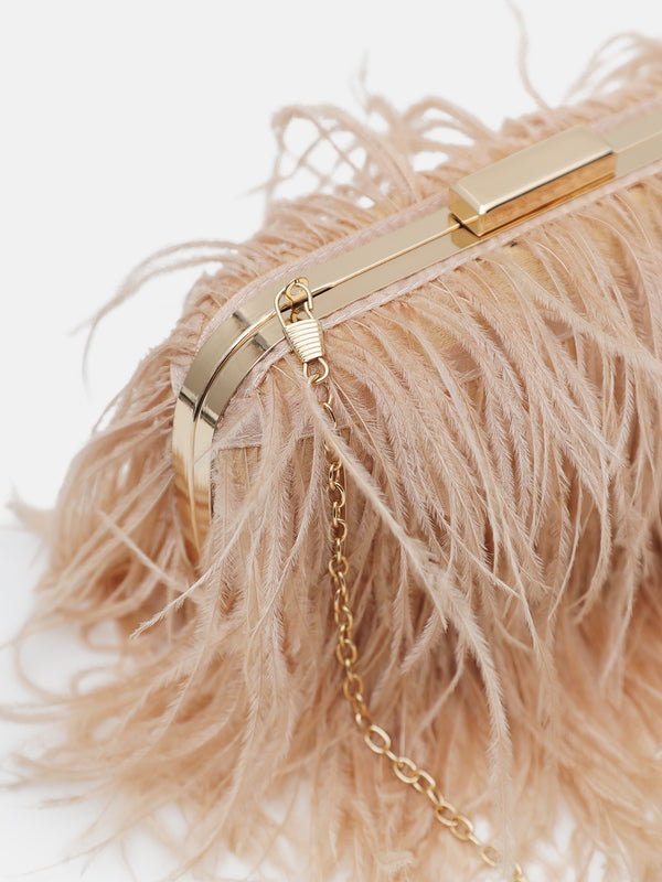 Kazo Grace Beige Clutch