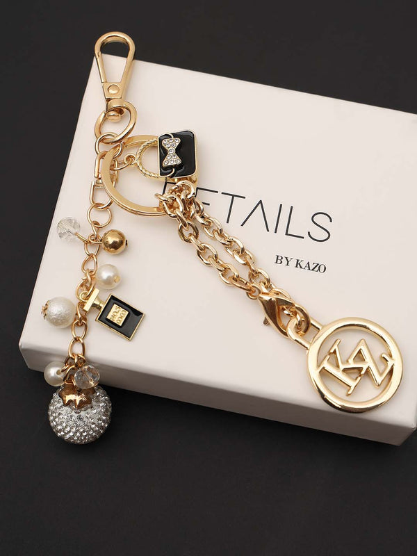 Midnight Monochrome Bag Charm