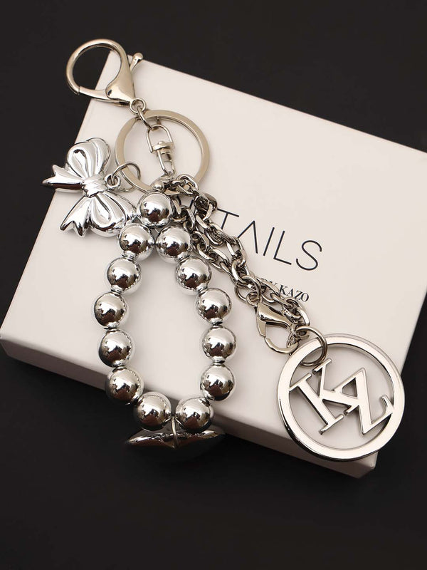 Whispers of Silver Bag Charm