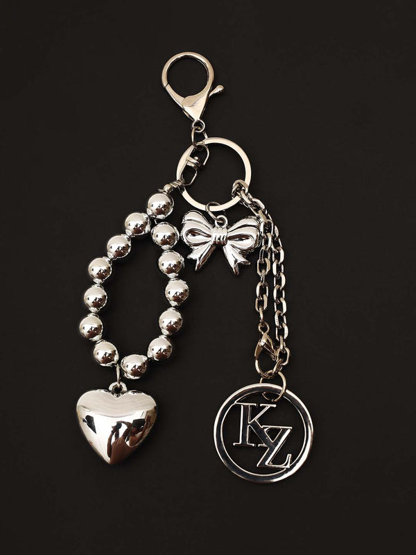 Whispers of Silver Bag Charm