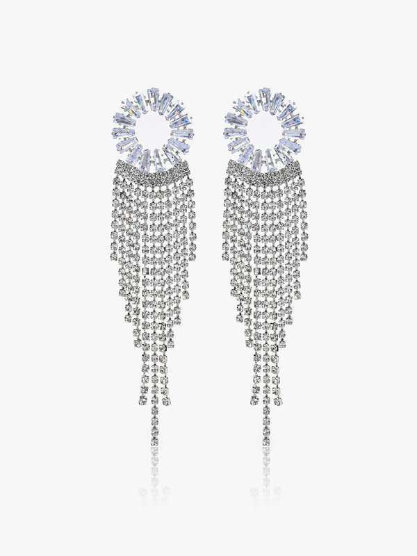 Rhinestone Dangle Earrings