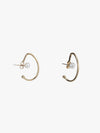 Half Moon Pearl Earrings