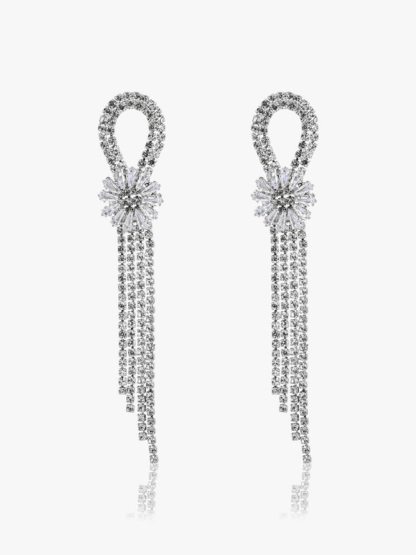 Rhinestone Glam Earrings