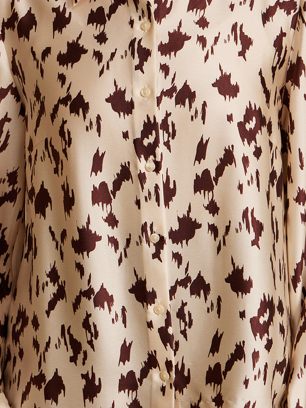 Boba White Printed Shirt