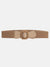 Circular Buckle Wide Belt