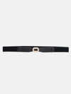 Rhinestone BuckleElastic Waist Cinch Belt