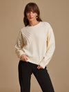 Pullover With Sleeve Embellishment