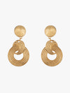 Regal Gold Tone Earrings