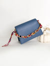 Structured Sling Bag With Chain Detail